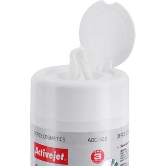 Activejet Μαντηλάκια για LCD και TFT Οθόνες (AOC-302)