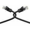 Ugreen Flat U/UTP Cat.6 Καλώδιο Δικτύου Ethernet 3m Μαύρο (50175)