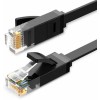 Ugreen Flat U/UTP Cat.6 Καλώδιο Δικτύου Ethernet 3m Μαύρο (50175)