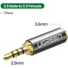 Ugreen Μετατροπέας 2.5mm male σε 3.5mm female (20501)