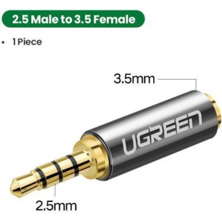 Ugreen Μετατροπέας 2.5mm male σε 3.5mm female (20501)