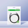 Ugreen Braided USB 2.0 Cable USB-C male - USB-A male Μαύρο 1m (60126)