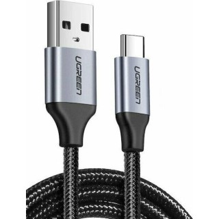 Ugreen US288 Braided USB 2.0 Cable USB-C male - USB-A male Μαύρο 3m (60408) Ugreen US288 Braided USB 2.0 Cable USB-C male - USB-A male Μαύρο 3m (60408)