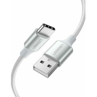 Ugreen Us288 Braided USB 2.0 Cable USB-C male - USB-A Γκρι 1m (60131)