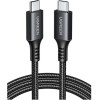 Ugreen USB 2.0 Cable USB-C male - USB-C 60W Μαύρο 1m (15373)