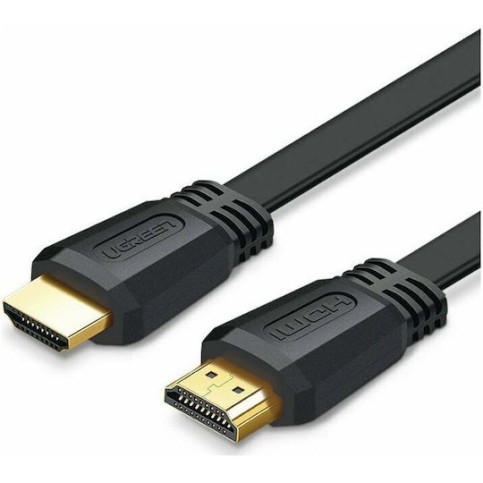 Ugreen HDMI 2.0 Flat Cable HDMI male - HDMI male 5m Μαύρο (50821) Ugreen HDMI 2.0 Flat Cable HDMI male - HDMI male 5m Μαύρο (50821)