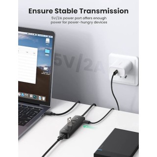 UGreen CM416 USB Hub USB-A σε 4x USB 3.0 5Gps 1m 80657