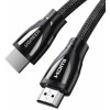 Ugreen HDMI 2.1 Braided Cable HDMI male - HDMI male 3m Μαύρο (80404) Ugreen HDMI 2.1 Braided Cable HDMI male - HDMI male 3m Μαύρο (80404)