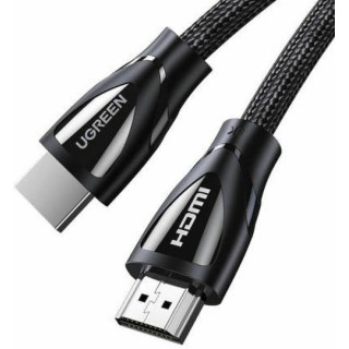 Ugreen HDMI 2.1 Braided Cable HDMI male - HDMI male 3m Μαύρο (80404) Ugreen HDMI 2.1 Braided Cable HDMI male - HDMI male 3m Μαύρο (80404)