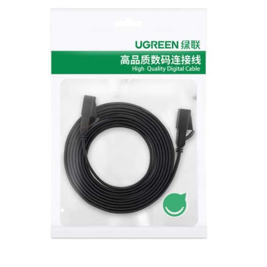 Ugreen Flat U/UTP Cat.7 Καλώδιο Δικτύου Ethernet (11267) 20m Μαύρο