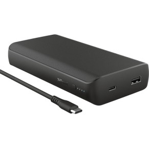 Trust Laro Power Bank 20000mAh 65W με Θύρα USB-A και Θύρα USB-C Quick Charge 3.0 23892 Μαύρο
