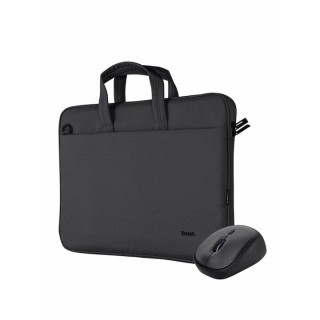 Trust Bologna Τσάντα Ώμου / Χειρός για Laptop 24988 Μαύρο