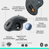 Logitech Ergo M575S Ασύρματο Bluetooth Ποντίκι με Trackball Graphite (910-007029)