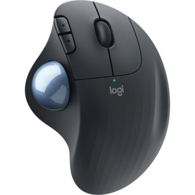 Logitech Ergo M575S Ασύρματο Bluetooth Ποντίκι με Trackball Graphite (910-007029)