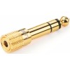Ugreen Μετατροπέας 6.3mm male σε 3.5mm female Χρυσό (20503)