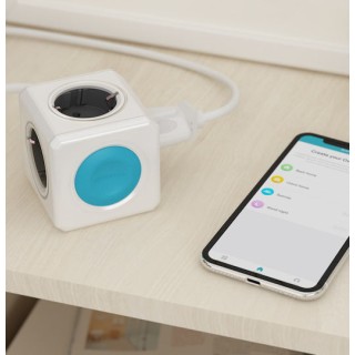 Allocacoc Power Cube 10751 Smart PowerCube 4 Θέσεων με Διακόπτη Γκρι