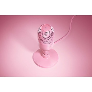 Razer Seiren V3 Mini Πυκνωτικό Μικρόφωνο USB Ροζ
