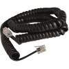 POWERTECH RJ10 4P4C CAB-T014 Καλώδιο Τηλεφώνου Spiral 2m Μαύρο