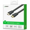 Ugreen HDMI 2.0 Braided Cable HDMI male - HDMI male 3m Μαύρο (50820)