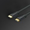 Ugreen HDMI 2.0 Braided Cable HDMI male - HDMI male 3m Μαύρο (50820)