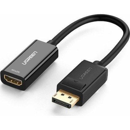 Ugreen Μετατροπέας DisplayPort male σε HDMI female (40362)
