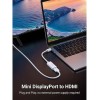 Ugreen MD112 Μετατροπέας mini DisplayPort male σε HDMI female Λευκό 1τμχ 10460