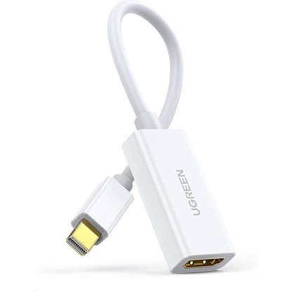 Ugreen MD112 Μετατροπέας mini DisplayPort male σε HDMI female Λευκό 1τμχ 10460