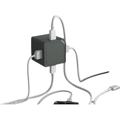 Allocacoc - USB Cube Original - USB A+C - 65W - Γκρι DH1253GY/EUPD65