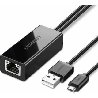 Ugreen Micro Usb 2.0 To 1 Fast Ethernet Black 30985