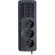 Powertech PT-AVR1000I Compact Σταθεροποιητής Τάσης 1000VA με 3 Πρίζες Ρεύματος
