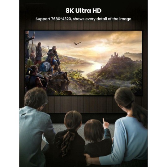 Ugreen Cable DisplayPort male DisplayPort male 2m Μαύρο (80392)