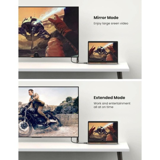 Ugreen Cable DisplayPort male DisplayPort male 2m Μαύρο (80392)