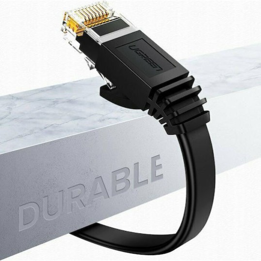 Ugreen U/UTP Cat.6 Καλώδιο Δικτύου Ethernet 3m Μαύρο 1τμχ 20161
