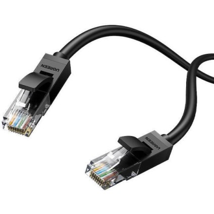 Ugreen U/UTP Cat.6 Καλώδιο Δικτύου Ethernet 15m Μαύρο 1τμχ 20165