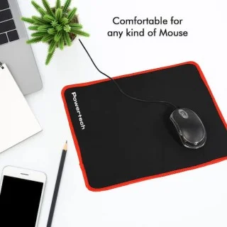 Powertech PT-1282 Gaming Mouse Pad 30x25cm Μαύρο