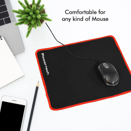 Powertech PT-1282 Gaming Mouse Pad 30x25cm Μαύρο