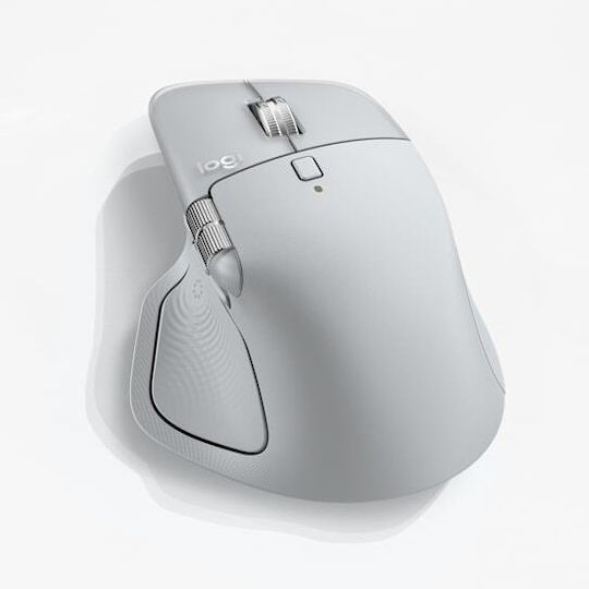 Logitech MX Master 4 for Mac Wireless Mouse White Silver 910-007563