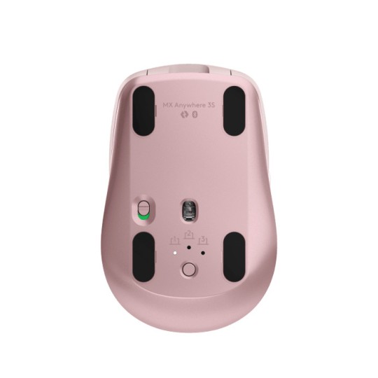 Logitech MX Anywhere 3S Ασύρματο Bluetooth Ποντίκι Pink (910-006931)