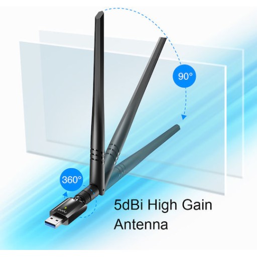 Cudy WU1400 Ασύρματος USB 3.0 Αντάπτορας Δικτύου AC1300