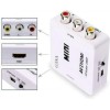 Powertech Converter RCA female to HDMI female White 1pcs CAB-H119