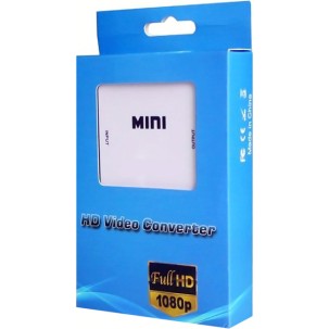 Powertech Converter RCA female to HDMI female White 1pcs CAB-H119