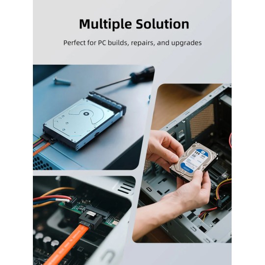 Cabletime to Cable 50cm Orange CT-SATA3-B0.5