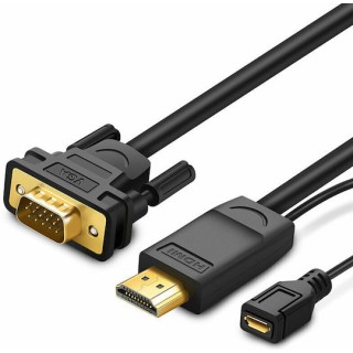 UGREEN Μετατροπέας HDMI σε VGA MM101 30449 Xωρίς Ήχο 1,5m