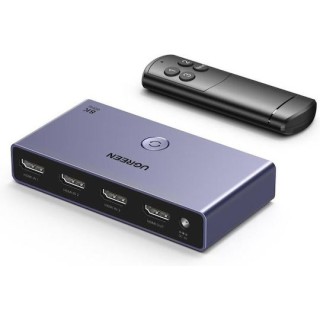 UGREEN HDMI Switch 3 Θέσεων 8K/60Hz CM624 15604, με USB τροφοδοσία