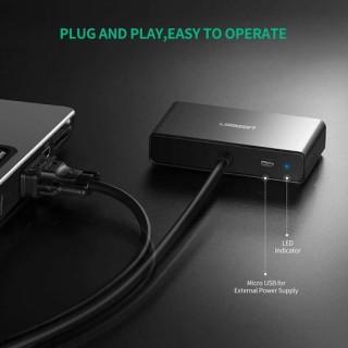 UGREEN VGA Splitter 20918 1PC σε 2 οθόνες