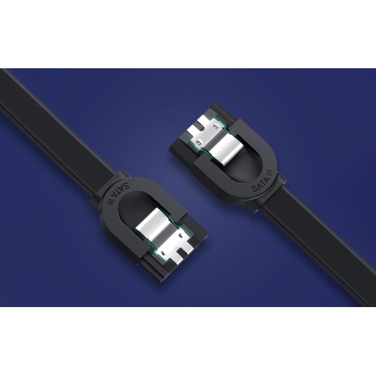 Ugreen 7-Pin SATA III - 7-Pin SATA III Cable 50cm Μαύρο 30796