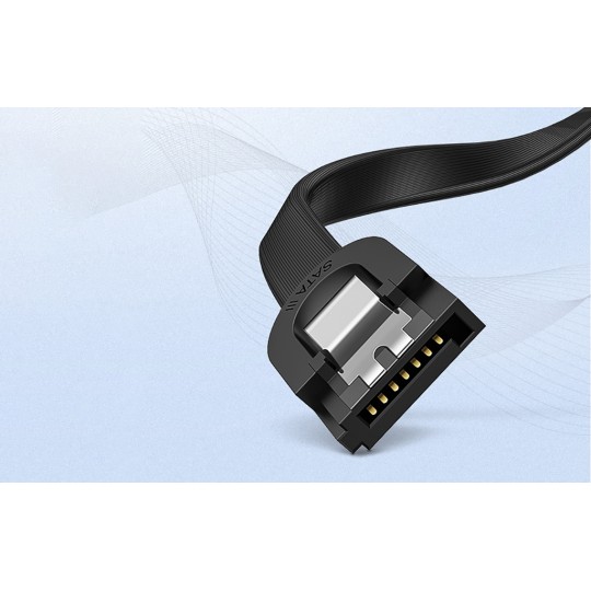Ugreen 7-Pin SATA III - 7-Pin SATA III Cable 50cm Μαύρο 30796