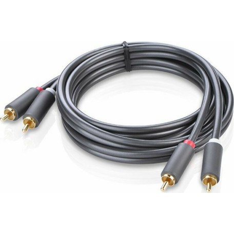 Ugreen Cable 2x RCA male 2x RCA male 2m (10518)