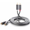 Ugreen Cable 2x RCA male 2x RCA male 2m (10518)