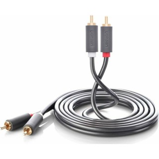 Ugreen Cable 2x RCA male 2x RCA male 2m (10518)